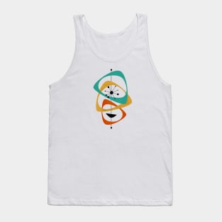 Mid Century Modern 16 Cosmic Swirl Tank Top